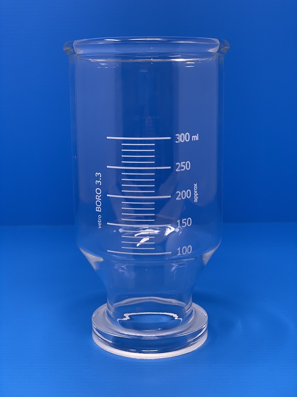 VS110.02.01 Bicchiere GRADUATO ml.300 x sistemi di filtrazione - Soffieria  Artigiana