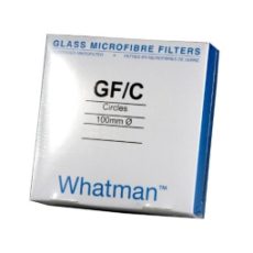 W1822-125  Filtri in microfibra di vetro Whatman GF/C d.125 filtri piani.Conf.100pz