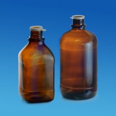 K83011  Bottiglia ambrata per Dosipet B e Technotrate filettatura GL 45- 1.000 ml senza tappo di chiusura